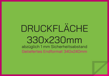 Lade das Bild in den Galerie-Viewer, BOGENWARE 340x240mm Druck 330x230 mm