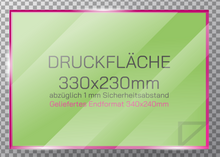 Lade das Bild in den Galerie-Viewer, BOGENWARE 340x240mm Druck 330x230 mm