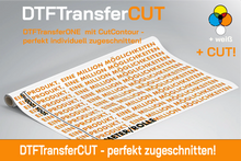 Lade das Bild in den Galerie-Viewer, DTFTransferCUT-METERWARE (500 x 1000 mm)